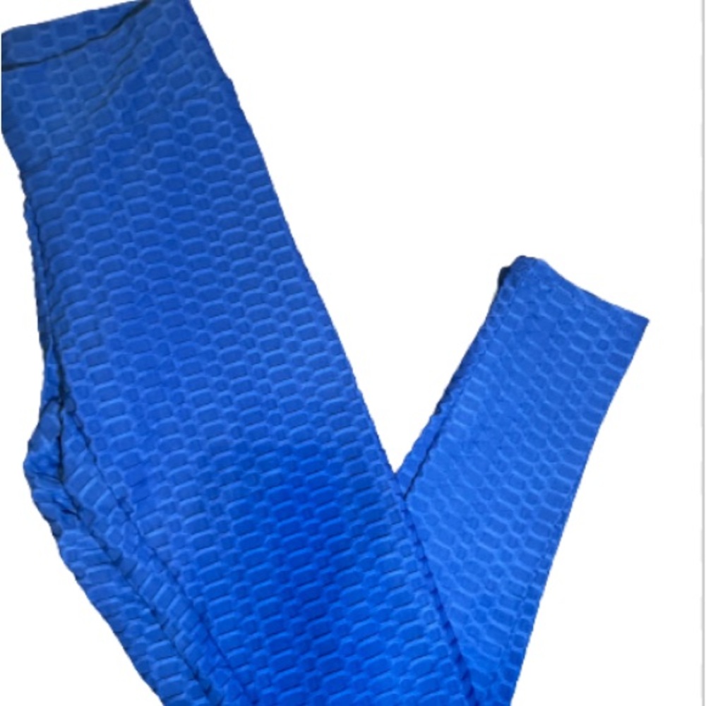 Blue Booty Scrunch Legging
